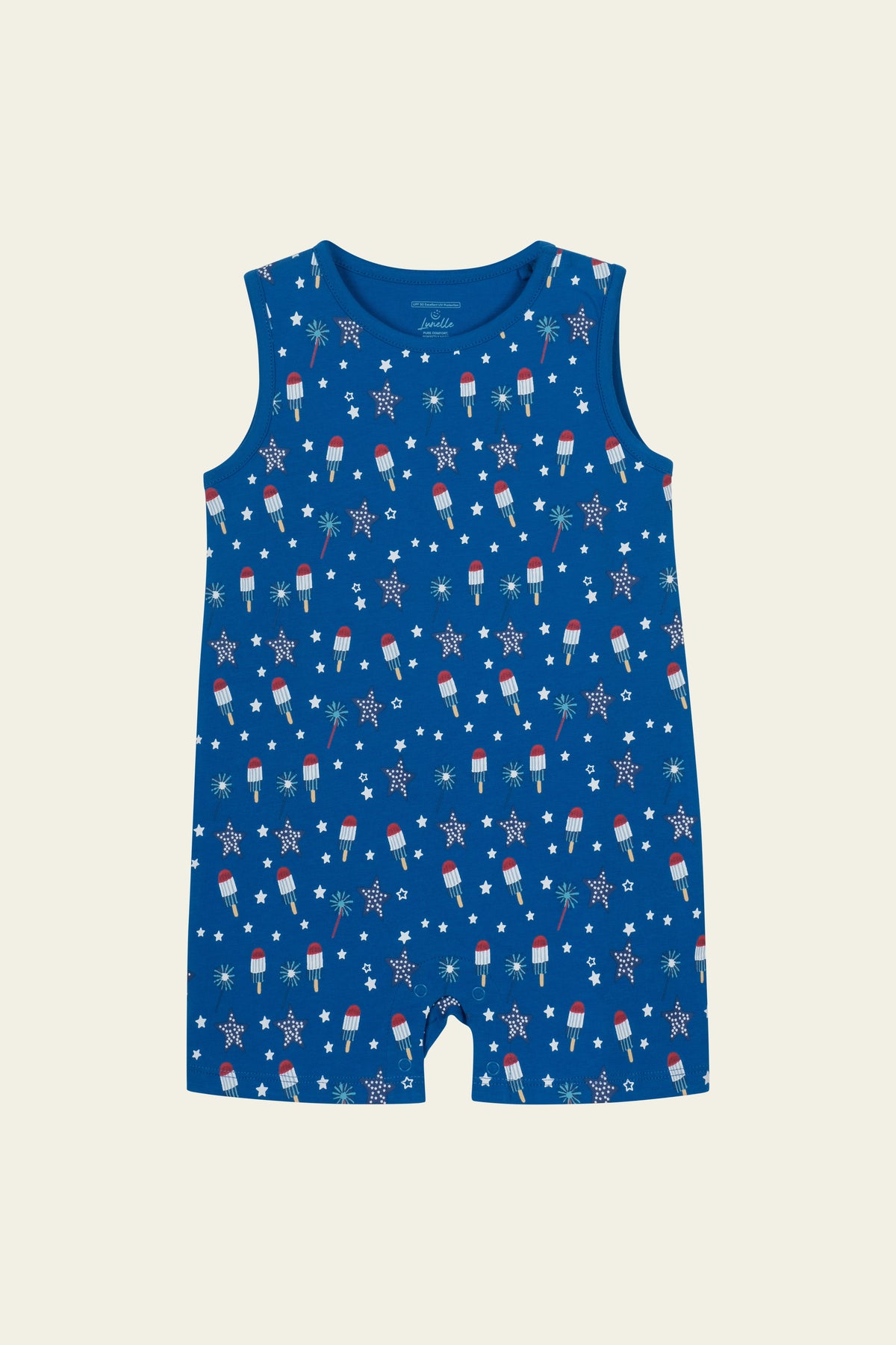 Blue Popsicles Romper